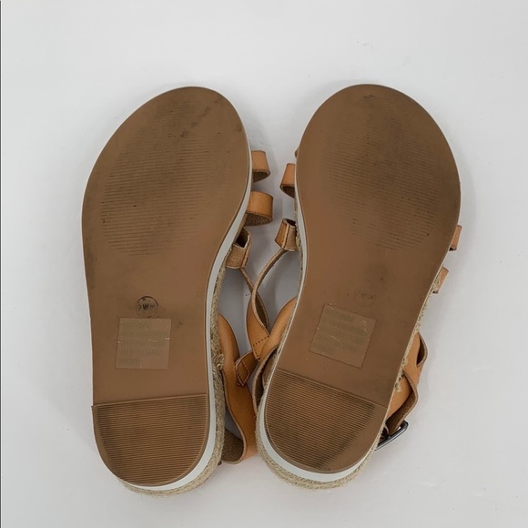 Torrid strappy espadrille wedge sandals shoe tan gladiator 9 WW Extra Wide XW - Picture 6 of 6